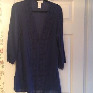 Royal blue coverup La Blanca size 4